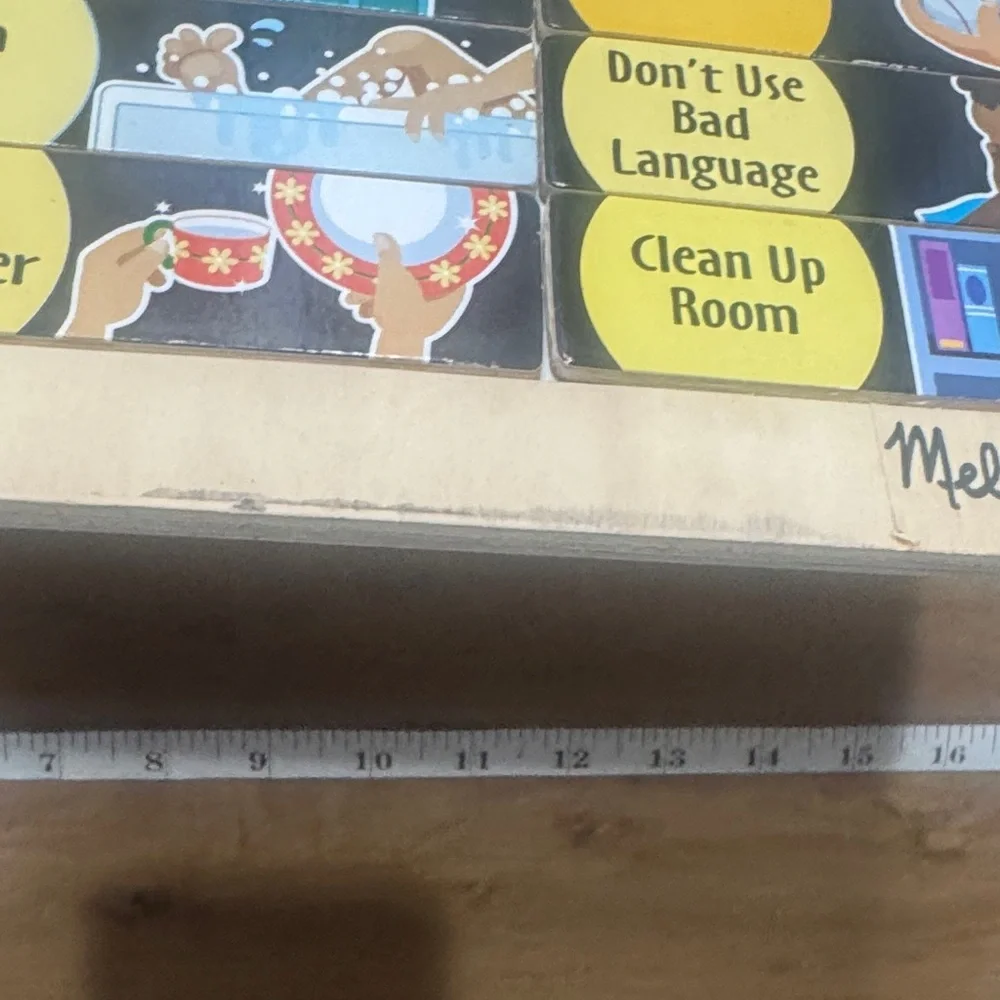 Melissa and Doug Magnetic Responsibility Chart with Colorful Magnets